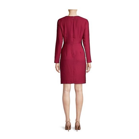H by Halston Faux Wrap Fit & Flare Dress - Picture 2 of 10